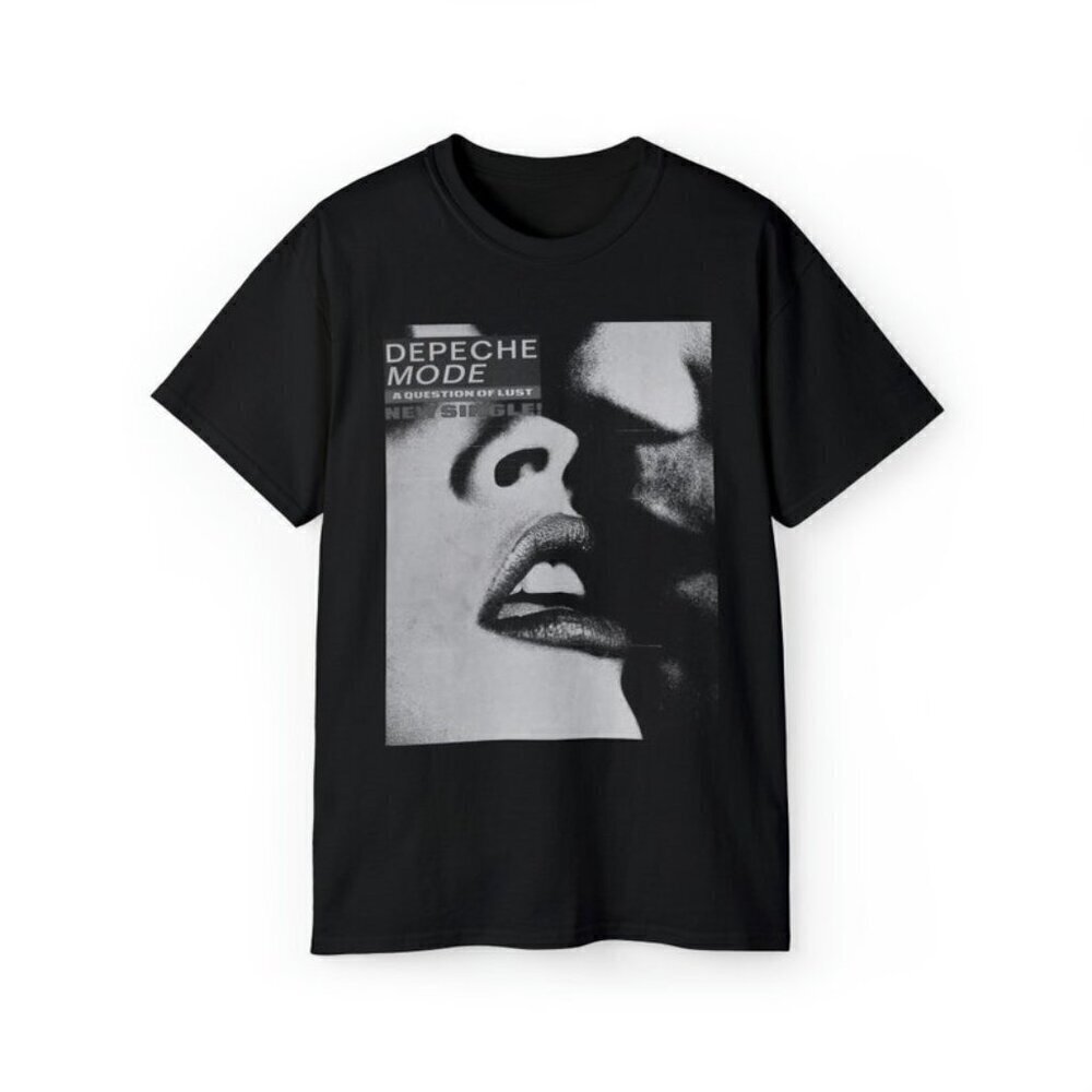 Depeche Mode Retro Oversized Synth Pop Music Graphic T-Shirt